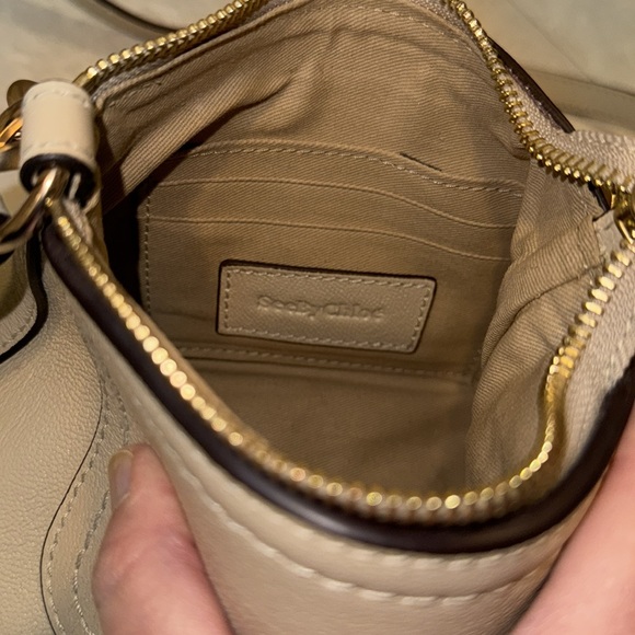 See By Chloe Cream Crossbody Bag - Picture 3 of 7